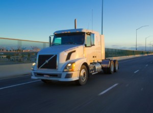 Truck at the Port of Long Beach